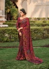 Saroj Vol 6 By Kashvi Dull Moss Brasso Designer Sarees Wholesale Shop In Surat
